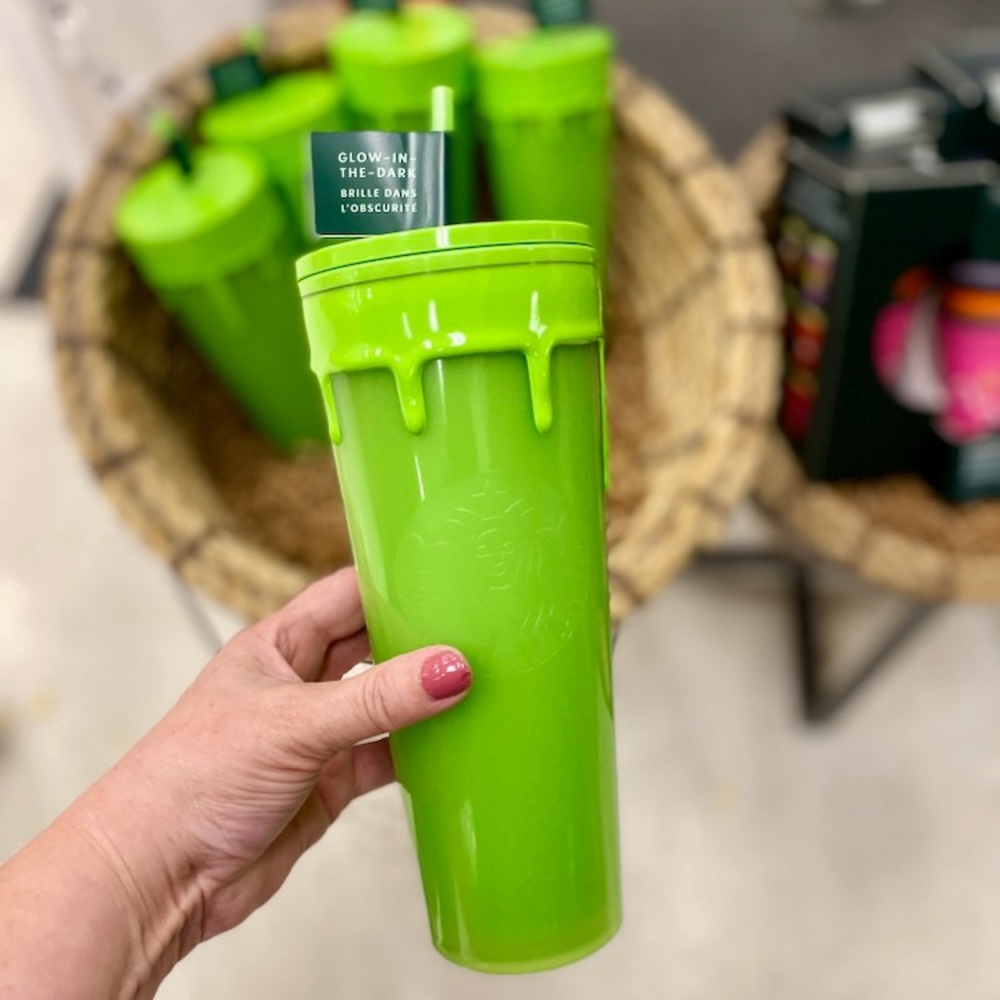 Starbucks Glow in the dark Slime Tumbler